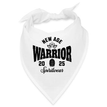 New Age Warrior 2025 – Spiritwear Design mit Lotus - Bandana - Weiß - Vorne
