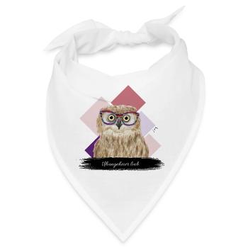 JvG Uhu "Uhungeheier liab." - Bandana - Weiß - Vorne