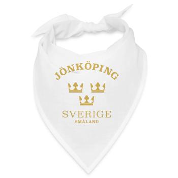 Jönköping Sverige Schweden - Bandana - Weiß - Vorne