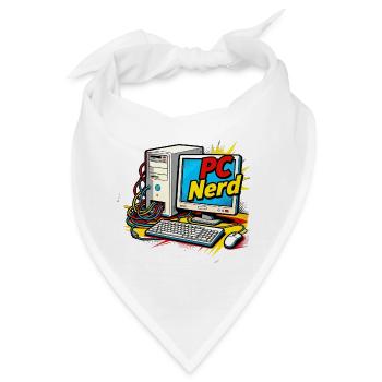 PC Nerd - Bandana - Weiß - Vorne