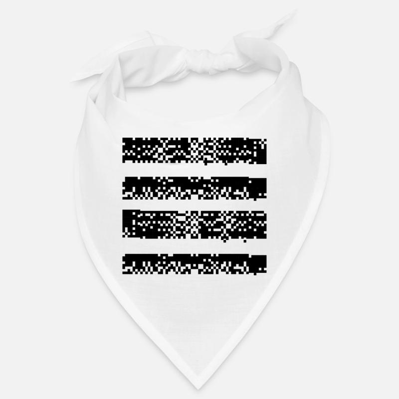 Fehlerhafte pixelige Linien Bandana