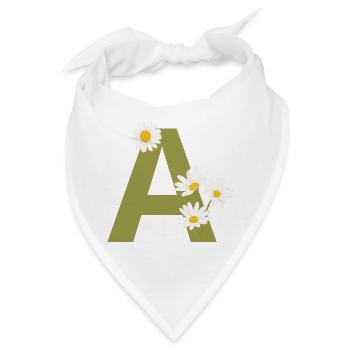 Brief an Green Daisies - Bandana - Weiß - Vorne