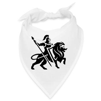 Krieger - Bandana - Weiß - Vorne