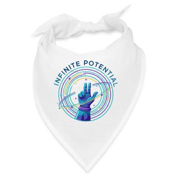 Unendliches Potenzial - Bandana - Weiß - Vorne
