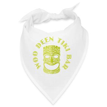 Tiki Bar, Maske Retro Design T-Shirts und mehr - Bandana - Weiß - Vorne