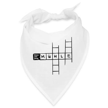 Wasserbeförderung - Mühle - Bandana - Weiß - Vorne