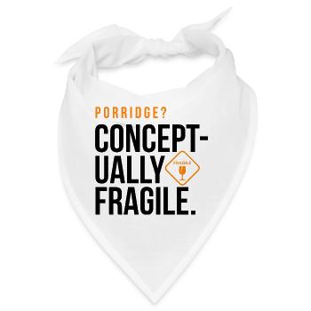 giudan  - Porridge - conceptually fragile - Bandana - Weiß - Vorne
