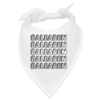 Reise Balearen - Bandana - Weiß - Vorne