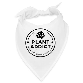 Plant Addict - Bandana - Weiß - Vorne