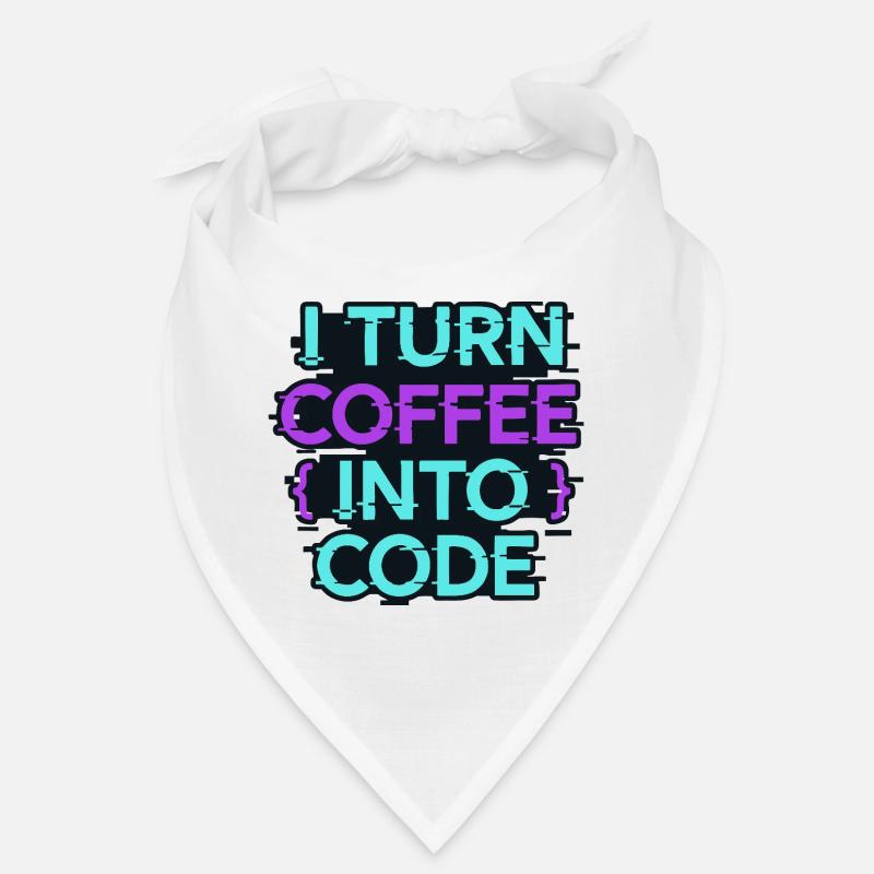 Ich verwandle Kaffee in Code Bandana
