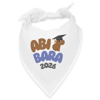AbiBara 2026 – Chillen bis zum Abschluss - Bandana - Weiß - Vorne