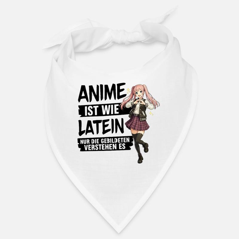 Anime Schulmädchen Herzpose Bandana