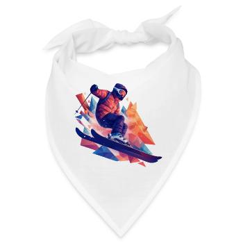Sky Sports im Winter ist jetzt im Trend - Bandana - Weiß - Vorne