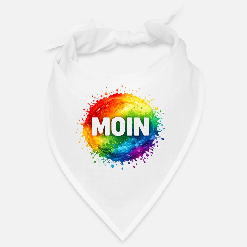 Moin im Regenbogenwasserfall Bandana