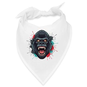 Ape Roar Farbexplosion - Bandana - Weiß - Vorne