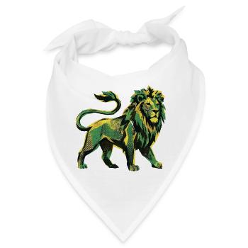 Lion Roots Reggae - Bandana - Weiß - Vorne
