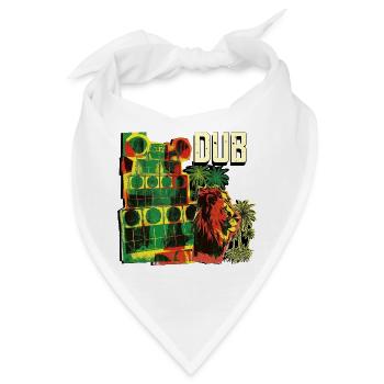 Dub Reggae Soundsystem Session - Bandana - Weiß - Vorne