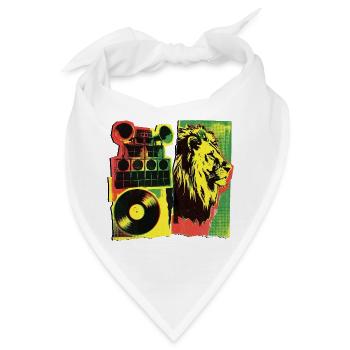 Roots Reggae Soundsystem - Bandana - Weiß - Vorne
