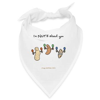 Peanut Party Parade - Bandana - Weiß - Vorne