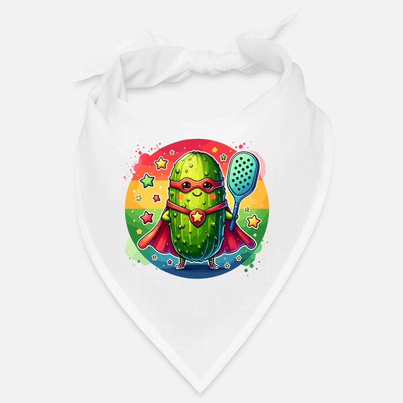 Pickleball Superheld Helden Gurke Paddle Bandana