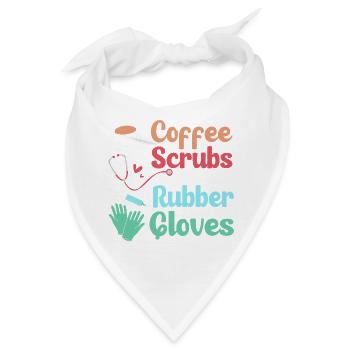MFA Medizin Mediziner Kaffee - Bandana - Weiß - Vorne