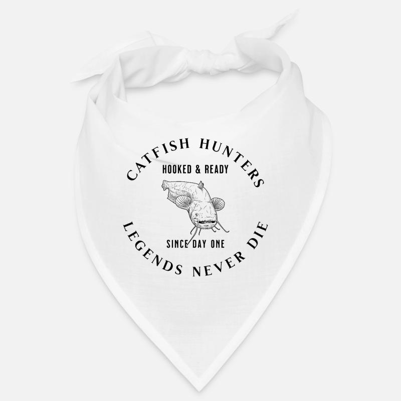 Catfish Hunters - Legends Never Die - Bandana - Weiß