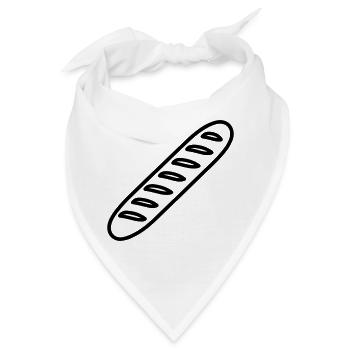 Zauberstab - Bandana - Weiß - Vorne