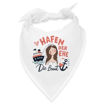 Hafen der Ehe - Die Braut - Bandana - Weiß - Vorne