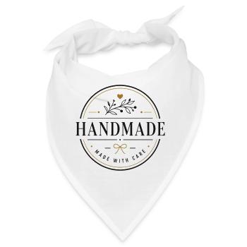 Handmade - Bandana - Weiß - Vorne