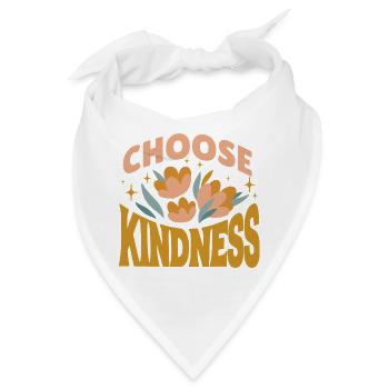 Choose Kindness - Bandana - Weiß - Vorne