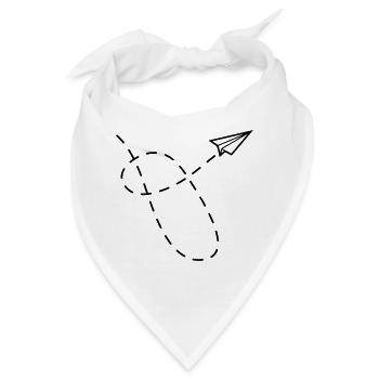 Papierflieger - Bandana - Weiß - Vorne
