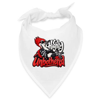 Specht - Bandana - Weiß - Vorne