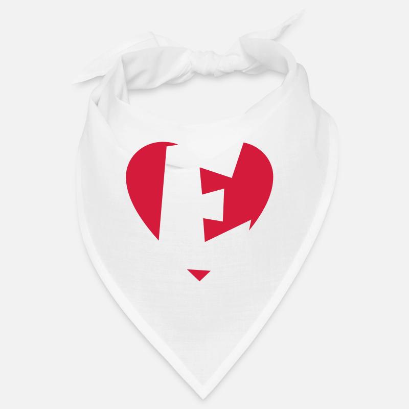 Heart E - I love E Bandana
