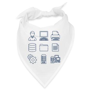 Computer Icons - Bandana - Weiß - Vorne