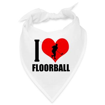 Floorball - Bandana - Weiß - Vorne