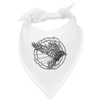 Verletze nicht die Raven (Black) - Bandana - Weiß - Vorne