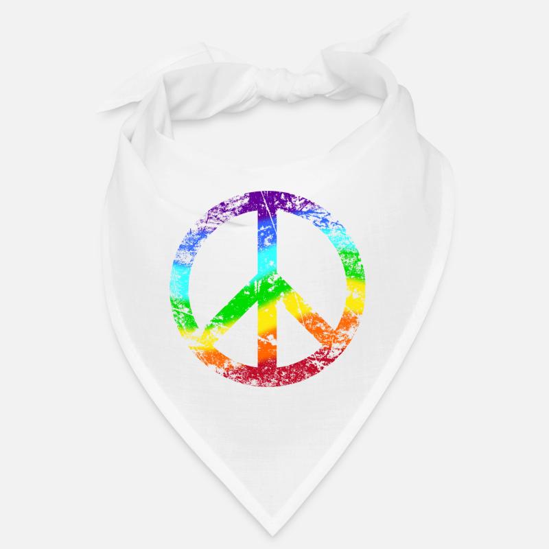Peace-Zeichen Regenbogen Rainbow Frieden Graffiti Bandana