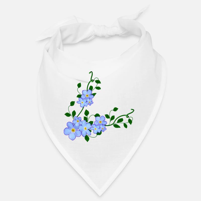 do not forget me - Bandana - white