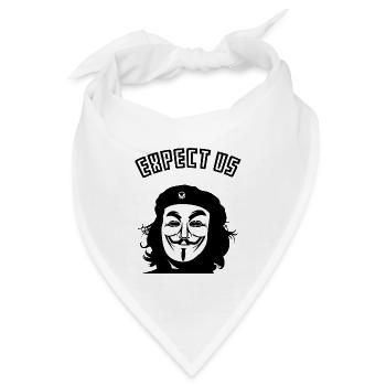 Anonymous - Bandana - Weiß - Vorne