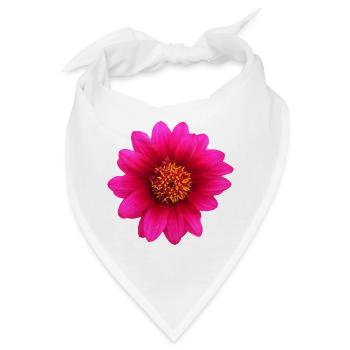 flowers lilies tulips orchids sunflower dahlia ger - Bandana - Weiß - Vorne