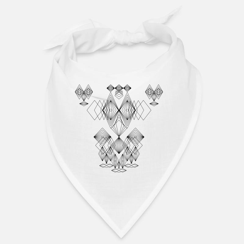 Abstract Faces Drawing Crazy Faces Art Bandana