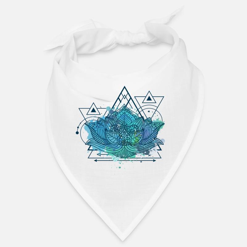 Lotus Triangle Bandana