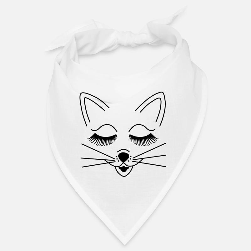 Souris amant de chat chat chat mignon doux Bandana