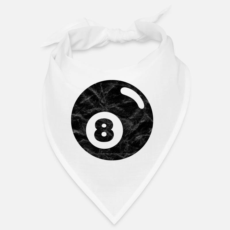 Billard boule de billard noir huit huit Bandana