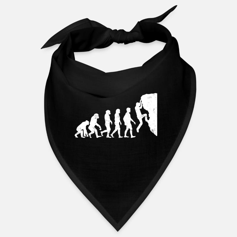 Klettern evolution bouldern geschenk bergsteigen Bandana