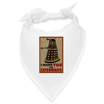 Dalek - Bandana - Weiß - Vorne