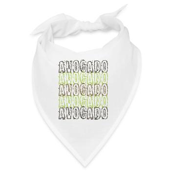 Avocado Alarm! - Bandana - Weiß - Vorne