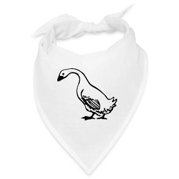 Gans - Bandana - Weiß - Vorne