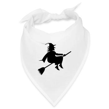 Hexe - Bandana - Weiß - Vorne