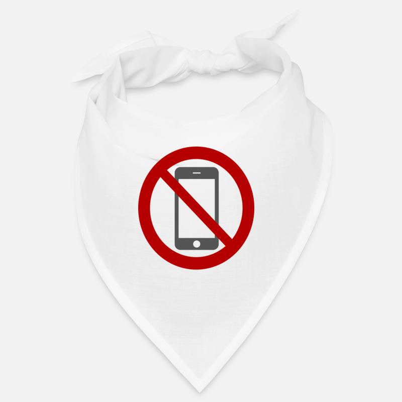 Mobile phone prohibited. Bandana